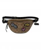 COACH×DISNEYコーチ×ディズニー）の古着「シグネチャー ボディバッグ 白雪姫」｜ブラウン×ブラック