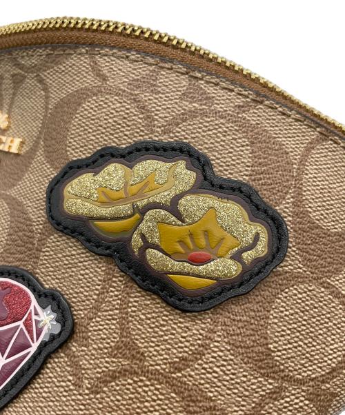 COACH（コーチ）COACH (コーチ) Disney (ディズニー) シグネチャー ボディバッグ 白雪姫 ブラウン×ブラックの古着・服飾アイテム