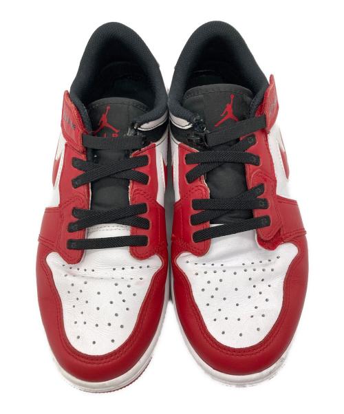 NIKE（ナイキ）NIKE (ナイキ) Air Jordan 1 Low Flyease（エアジョーダン1 ロー フライイーズ） レッド×ブラック×ホワイト サイズ:27.5の古着・服飾アイテム