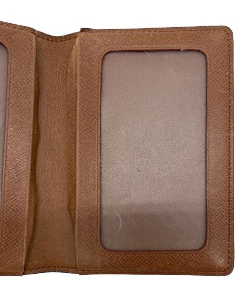 LOUIS VUITTON（ルイ ヴィトン）LOUIS VUITTON (ルイ ヴィトン) モノグラム ポルト2カルト・ヴェルティカル パスケース ブラウンの古着・服飾アイテム