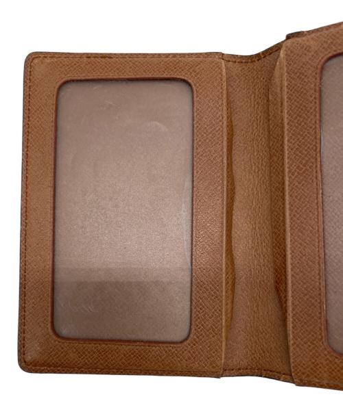 LOUIS VUITTON（ルイ ヴィトン）LOUIS VUITTON (ルイ ヴィトン) モノグラム ポルト2カルト・ヴェルティカル パスケース ブラウンの古着・服飾アイテム