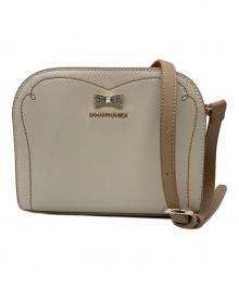 Samantha Vega（サマンサベガ）の古着「バイカラービジューリボンショルダーバッグ」｜オフホワイト