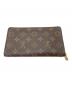 LOUIS VUITTON (ルイ ヴィトン) モノグラム ポルトモネ・ジップ：30000円