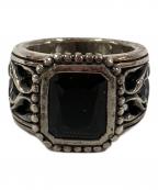 ノーブランドノーブランド）の古着「シルバーリング」｜ブラック