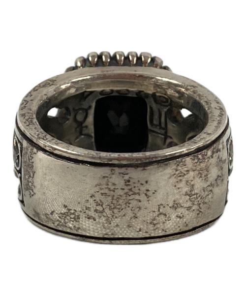 ノーブランド（ノーブランド）ノーブランド (-) シルバーリング ブラック サイズ:19号の古着・服飾アイテム