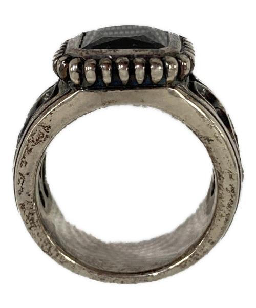 ノーブランド（ノーブランド）ノーブランド (-) シルバーリング ブラック サイズ:19号の古着・服飾アイテム