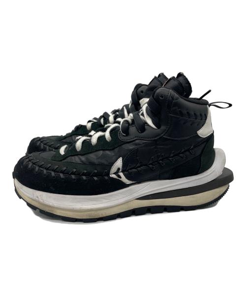 NIKE（ナイキ）NIKE (ナイキ) sacai (サカイ) Jean-Paul Gaultier (ジャンポールゴルチェ) Vapor Waffle ハイカットスニーカー ブラック サイズ:265の古着・服飾アイテム