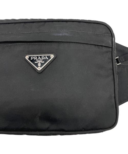 PRADA（プラダ）PRADA (プラダ) ウエストバッグ ブラックの古着・服飾アイテム