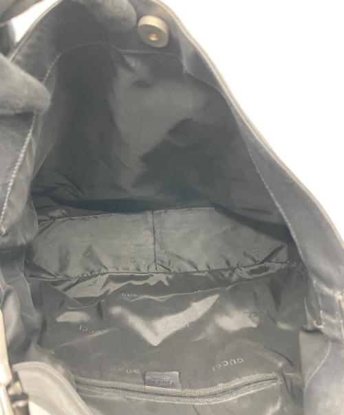 GUCCI（グッチ）GUCCI (グッチ) バンブー2WAYバッグ ブラックの古着・服飾アイテム