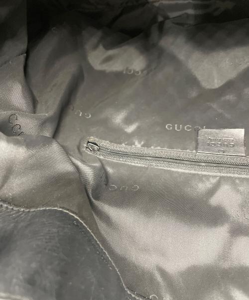 GUCCI（グッチ）GUCCI (グッチ) バンブー2WAYバッグ ブラックの古着・服飾アイテム