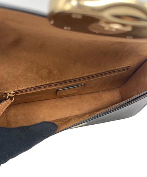 COACH（コーチ）COACH (コーチ) エライザ フラップ クロスボディ・シグネチャー キャンバス ブラックの古着・服飾アイテム