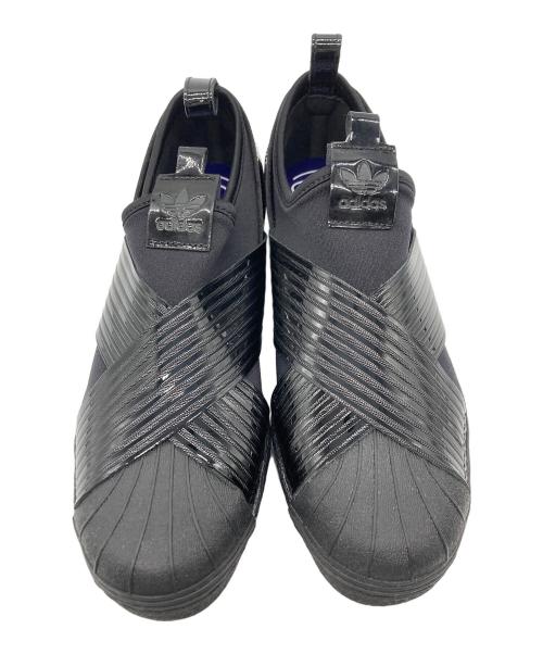 adidas（アディダス）adidas (アディダス) スリッポン SS SLIP ON OUT LOUD ブラック サイズ:25.5の古着・服飾アイテム