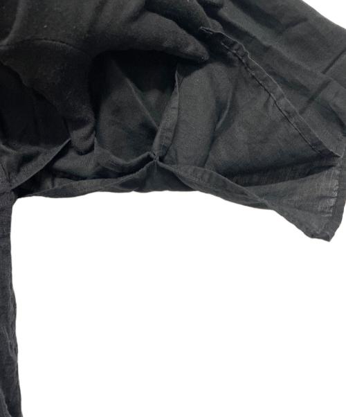 COSMIC WONDER（コズミックワンダー）COSMIC WONDER (コズミックワンダー) 半袖リネンワンピース ブラック サイズ:記載なしの古着・服飾アイテム