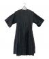 COSMIC WONDER（コズミックワンダー）の古着「半袖リネンワンピース」｜ブラック