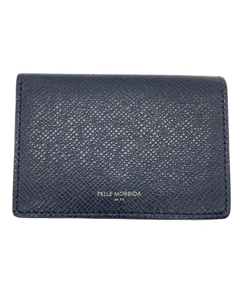 PELLE MORBIDA（ペッレモルビダ）PELLE MORBIDA (ペッレモルビダ) 3つ折り財布 ネイビーの古着・服飾アイテム