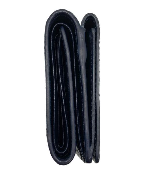 PELLE MORBIDA（ペッレモルビダ）PELLE MORBIDA (ペッレモルビダ) 3つ折り財布 ネイビーの古着・服飾アイテム