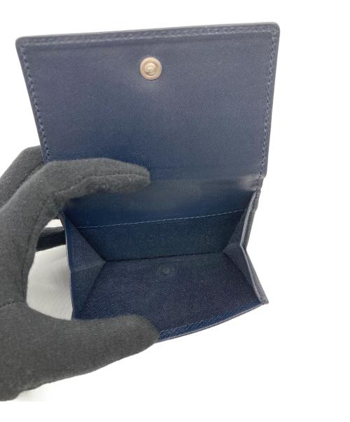 PELLE MORBIDA（ペッレモルビダ）PELLE MORBIDA (ペッレモルビダ) 3つ折り財布 ネイビーの古着・服飾アイテム