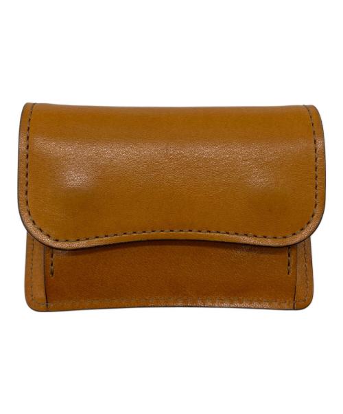 WILDSWANS（ワイルドスワンズ）WILDSWANS (ワイルドスワンズ) レザーコインケース キャメルの古着・服飾アイテム