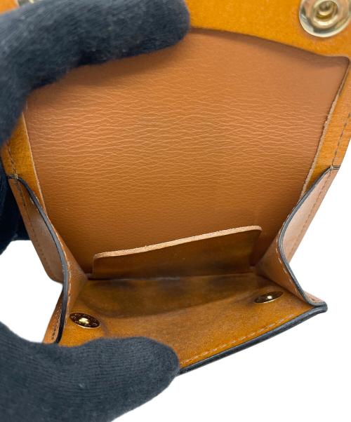 WILDSWANS（ワイルドスワンズ）WILDSWANS (ワイルドスワンズ) レザーコインケース キャメルの古着・服飾アイテム