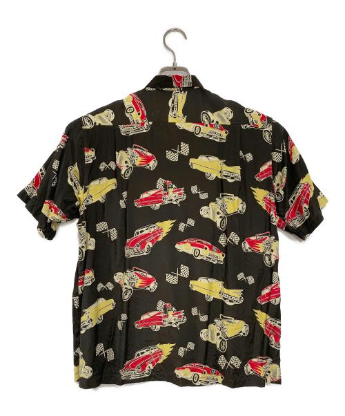 Star OF HOLLYWOOD（スターオブハリウッド）Star OF HOLLYWOOD (スターオブハリウッド) アロハシャツ ブラック サイズ:Mの古着・服飾アイテム