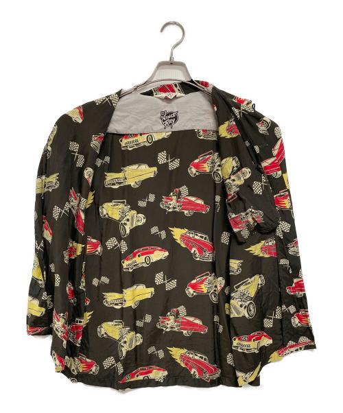 Star OF HOLLYWOOD（スターオブハリウッド）Star OF HOLLYWOOD (スターオブハリウッド) アロハシャツ ブラック サイズ:Mの古着・服飾アイテム