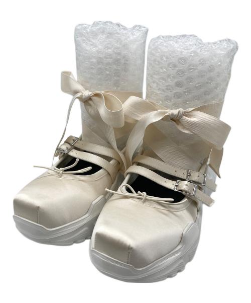 AKIKOAOKI（アキコアオキ）AKIKOAOKI (アキコアオキ) Giselle/ローファー/メリージェーン ホワイト サイズ:23㎝の古着・服飾アイテム