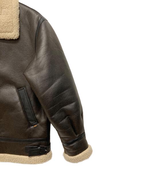 ALPHA INDUSTRIES（アルファインダストリーズ）ALPHA INDUSTRIES (アルファインダストリーズ) フライトジャケット ダークブラウン サイズ:Mの古着・服飾アイテム