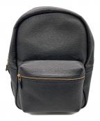 Hush Tugハッシュタグ）の古着「レザーリュック」｜ブラック