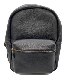 Hush Tug（ハッシュタグ）の古着「レザーリュック」｜ブラック
