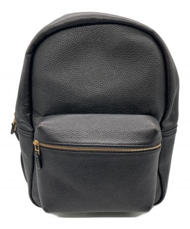 hushtag レザーリュック(廃盤) 中古・古着通販】Hush Tug (ハッシュタグ) レザーリュック ブラック