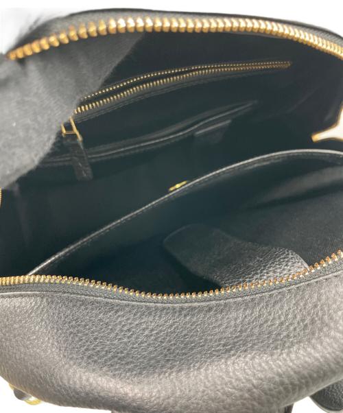 Hush Tug（ハッシュタグ）Hush Tug (ハッシュタグ) レザーリュック ブラックの古着・服飾アイテム