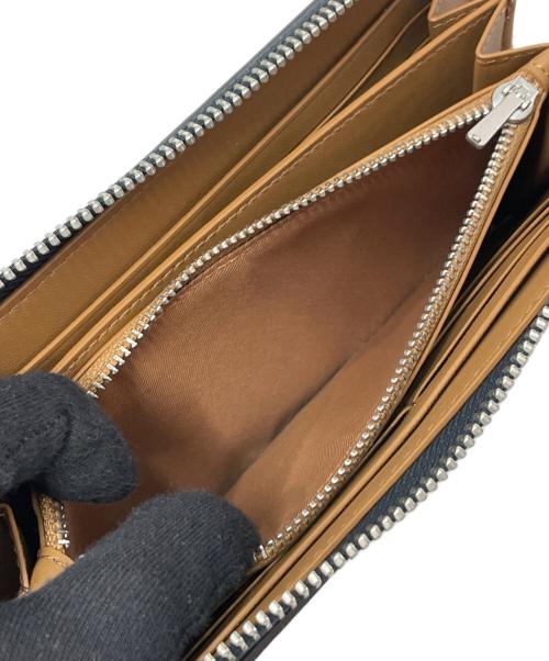 COACH（コーチ）COACH (コーチ) Long Zip Around Wallet In Signature Canvas With Varsity Motif ホワイト×グレーの古着・服飾アイテム