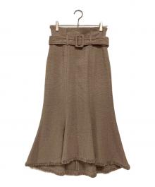 Snidel（スナイデル）の古着「スカート」｜ブラウン