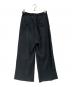 ANCELLM (アンセルム) CUT STRIPE EASY SLACKS ブラック サイズ:S：20000円