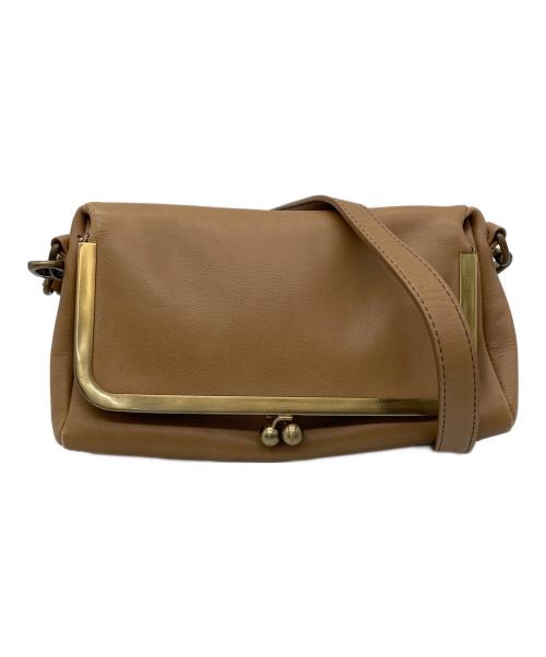 MIU MIU（ミュウミュウ）MIU MIU (ミュウミュウ) ショルダーバッグ ライトブラウンの古着・服飾アイテム