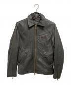 JACKROSEジャックローズ）の古着「レザージャケット」｜ブラック