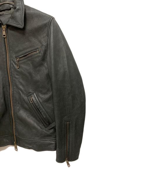 JACKROSE（ジャックローズ）JACKROSE (ジャックローズ) レザージャケット ブラック サイズ:4の古着・服飾アイテム