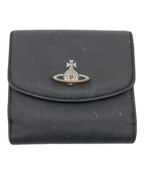 Vivienne Westwood（ヴィヴィアンウエストウッド）Vivienne Westwood (ヴィヴィアンウエストウッド) 3つ折り財布 ブラックの古着・服飾アイテム