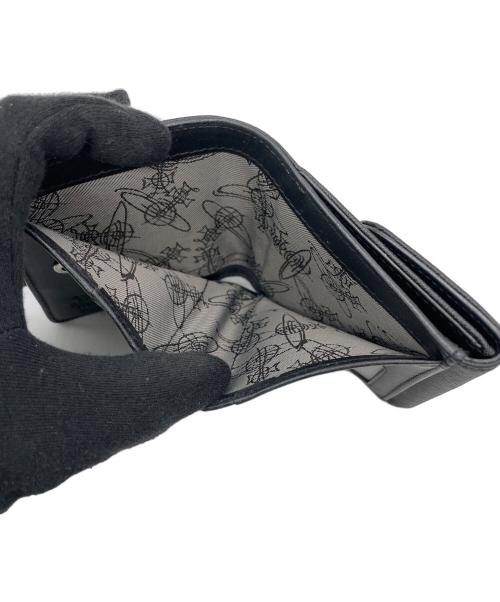 Vivienne Westwood（ヴィヴィアンウエストウッド）Vivienne Westwood (ヴィヴィアンウエストウッド) 3つ折り財布 ブラックの古着・服飾アイテム