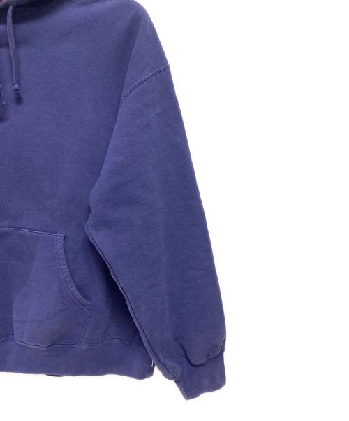 SUPREME（シュプリーム）Supreme (シュプリーム) 23AW Satin Applique Hooded Sweatshirt ブルー サイズ:XLの古着・服飾アイテム