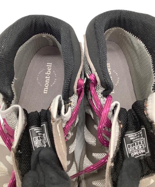mont-bell（モンベル）mont-bell (モンベル) マウンテンクルーザー400／トレッキングシューズ グレー×パープル サイズ:23.0の古着・服飾アイテム