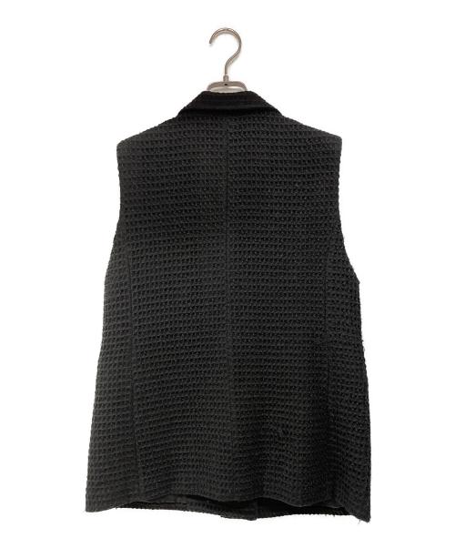 PICCIN（ピッチン）PICCIN (ピッチン) ツイードダブルジレ ブラック サイズ:Mの古着・服飾アイテム