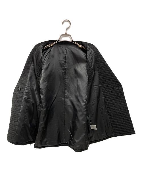 PICCIN（ピッチン）PICCIN (ピッチン) ツイードダブルジレ ブラック サイズ:Mの古着・服飾アイテム