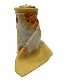 Salvatore Ferragamo（サルヴァトーレ フェラガモ）の古着「シルクスカーフ」｜イエロー