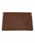 POLO RALPH LAURENポロ・ラルフローレン）の古着「カードケース」｜ブラウン