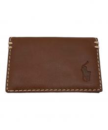 POLO RALPH LAUREN（ポロ・ラルフローレン）の古着「カードケース」｜ブラウン