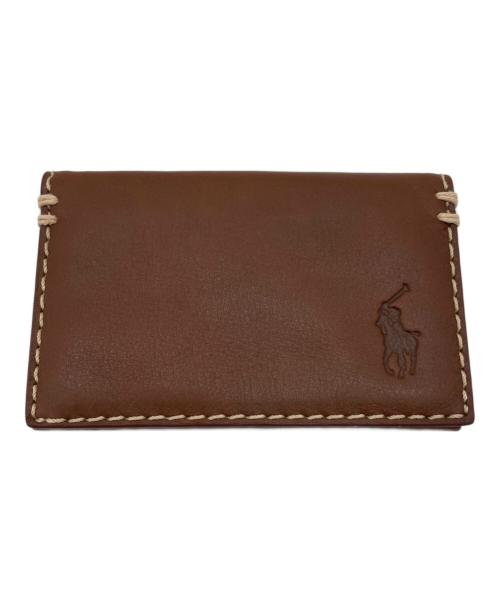 POLO RALPH LAUREN（ポロ・ラルフローレン）POLO RALPH LAUREN (ポロ・ラルフローレン) カードケース ブラウンの古着・服飾アイテム