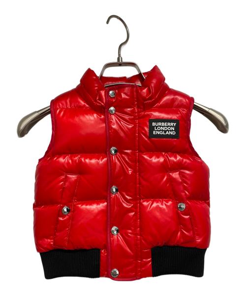 BURBERRY LONDON（バーバリーロンドン）BURBERRY LONDON (バーバリーロンドン) ダウンベスト レッド サイズ:86㎝の古着・服飾アイテム