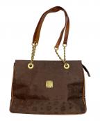 MCMエムシーエム）の古着「ショルダーバッグ」｜ブラウン