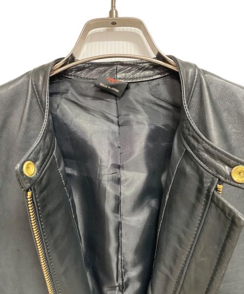 RED MOON（レッドムーン）RED MOON (レッドムーン) シングルライダースジャケット ブラック サイズ:Lの古着・服飾アイテム